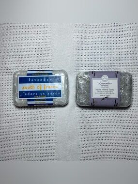 Lavender French Milled Soap 2 Regular Sized Bars